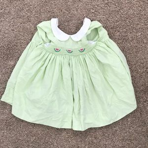 Smocked Watermelon Dress 12m